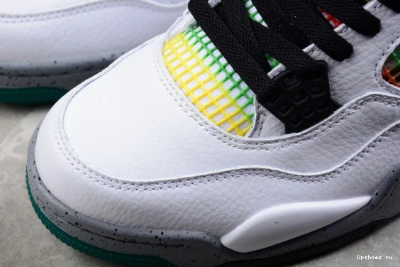 AQ9129-100 Rasta 4 Lucid Jordan Green Retro AQ9129-100 0529